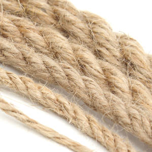 Beste Qualität Factory <span class=keywords><strong>Bulk</strong></span> 6/8/10/12/15/18mm 3plys Twisted Hanf Natur schnüre Hanfseil Verschiedene Dicke Dekorative Hanf seile - Product Image 2