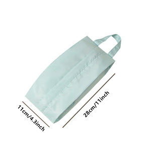 Bolsa de almacenamiento de ropa interior para viaje, organizador de ropa portátil rectangular para viaje, color beige, rosa, gris, azul - Product Image 5