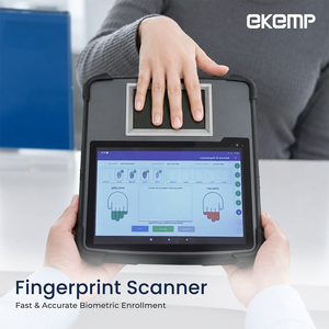 Tablette PC Android EKEMP T80F avec lecteur d'empreintes digitales et de reconnaissance irisienne pour <span class=keywords><strong>la</strong></span> Sécurité sociale et le Recensement - Product Image 4