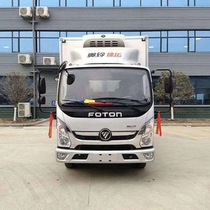 FOTON 4x2 4t <span class=keywords><strong>furgone</strong></span> <span class=keywords><strong>refrigerato</strong></span> <span class=keywords><strong>usato</strong></span> e nuovo e camion di raffreddamento per la consegna di alimenti surgelati - Product Image 2