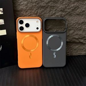 เคสโทรศัพท์มือถือแบบแม่เหล็กด้าน รุ่นแฟชั่น สำหรับ iPhone 17 12 13 14 15 16 Pro Max Plus รองรับการชาร์จไร้สาย ป้องกันแรงกระแทก ฝาหลังแข็ง - Product Image 4