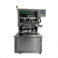 Machine BIB semi-automatique à tête unique pour shampoing, gel, produits chimiques, détergent liquide, boissons, avec moteur PLC
