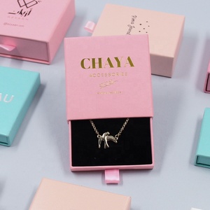 Juego de Cajas de Joyería de Moda <span class=keywords><strong>para</strong></span> Regalo, Cajas de Embalaje <span class=keywords><strong>para</strong></span> Anillos y Colgantes de 9*9*3.5cm - Product Image 1