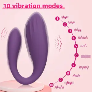 Bluetooth Control Adult Sexspielzeug Paar Vibrator mit <span class=keywords><strong>Dual</strong></span> Wearable Design Frauen Klitoris Stimulator G-Punkt <span class=keywords><strong>Massage</strong></span> gerät - Product Image 2