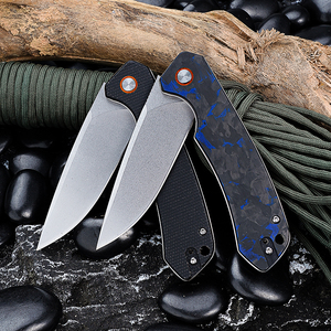 EDC Công cụ Chiến Thuật Gấp Dao D2 dao ngoài trời với <span class=keywords><strong>G10</strong></span> xử lý cho cắm trại săn bắn - Product Image 6