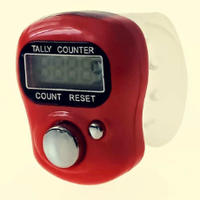 Compteur de doigts électronique LED avec 5 chiffres, de haute qualité, Mini, numérique, pour hommes