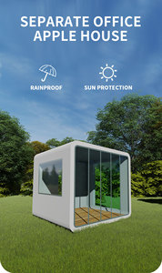 Cabane en aluminium Apple avec décoration intérieure, maison conteneur pour hébergement touristique, Airbnb et chalet de jardin, cabane en métal type maisonnette <span class=keywords><strong>dans</strong></span> <span class=keywords><strong>les</strong></span> <span class=keywords><strong>arbres</strong></span> - Product Image 4