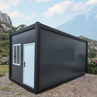 Prix Exceptionnels DDP – Maison Conteneur Modulaire de Luxe Détachable et Extensible pour Camping, Appartement Préfabriqué Compact de 20 et 40 pieds