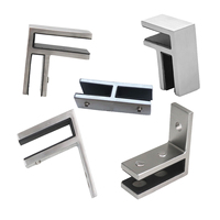 ZD Balustrades de balcon, embouts de rampe d'escalier, accessoires de main courante modernes, support de fixation en acier inoxydable pour escalier avec panneau en plexiglas