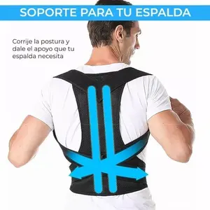 Ceinture de soutien lombaire réglable pour la sécurité en salle de sport et la correction de la posture, Corset de soutien de la taille en nylon durable pour adultes, toutes saisons - Product Image 5