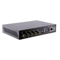 Codificador IP SDI de 4 Canales H.265/H.264 AAC/MP3 TS-over-IP, Compatible con RTSP HLS RTMP Webcast, HD 1080P VBR/CBR, Construcción Metálica, 5 Años de Garantía