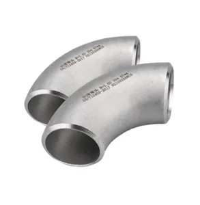ASTM 304 316 403 Long Radius Elbow 3.5'' 4'' 5'' SCH40 STD 90 Degree Elbow Stainless Steel Pipe Elbow