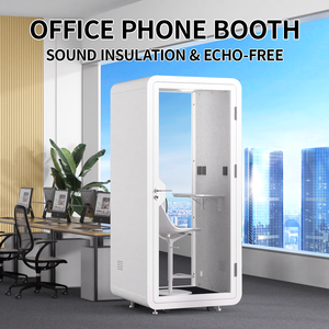 닥터 MS-221 1인용 방음 오피스 호텔 전화 부스 조용한 작업 공간 개인 모듈형 무소음 캐빈 창고 빌라 - Product Image 2