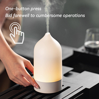 Diffuseur d'huiles essentielles USB de bureau, design de vase le plus récent, 7 couleurs, diffuseur d'arômes pour la maison et la chambre, brume fraîche ultrasonique