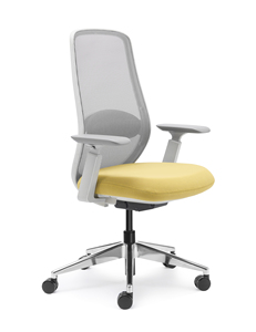 Clio ghế giữa trở lại màu xám <span class=keywords><strong>d</strong></span>ây điều khiển <span class=keywords><strong>c</strong></span>ơ chế 3D tay vịn Nhôm <span class=keywords><strong>C</strong></span>ơ sở thiết kế sáng tạo đương đại Ergonomic Ghế - Product Image 1