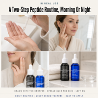 Sérum Visage Anti-Âge et Éclaircissant au Collagène, Vitamine E, Acide Hyaluronique et Aloe Vera, Peptides, Marque Blanche Matrixyl 3000