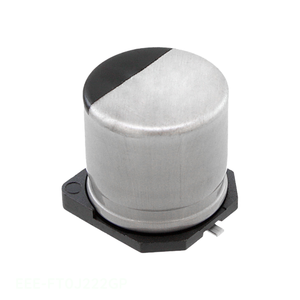 ตัวเก็บประจุ2200 UF ชนิดยึดติดพื้นผิวด้วย EEE-FT0J222GP สารส้ม2200 uF 20% 6.3V SMD - Product Image 1