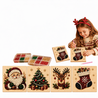 Kit de peinture diamant 5D DIY Noël Perle Diamant, toile imprimée, décoration murale de vacances, cadeau