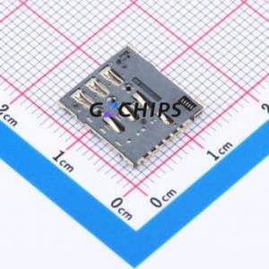 HX NANO SIM 7P H1.37 SIM Card Connector SMD Connector Self-Return Type Nano SIM Card Card Holder 1.37mm - Product Image 2