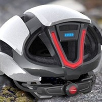 DELANHUHWI Lumos Casque de vélo de sport double ultra intelligent avec lumières LED personnalisables Clignotants pour l'équitation de vélo de route d'été