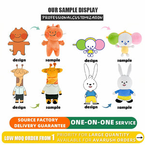 Cpc Tùy Chỉnh Chất Lượng Cao Kích Thước Hoàn Hảo Mềm Đồ Chơi Sang Trọng Đầy Màu Sắc Nghịch Ngợm Búp Bê Sang Trọng Với Tai Nghe Cho Triển Lãm Hiển Thị - Product Image 6