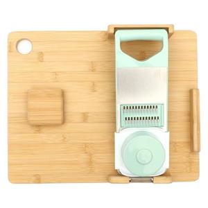 Tabla de cortar de bambú, herramienta de cocina ajustable con una sola mano para cortar frutas y verduras - Product Image 5