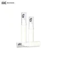 Flacon Airless 10ml 15ml avec embout céramique, récipient vide pour crème contour des yeux, essence faciale, emballage cosmétique