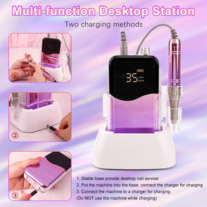 Fresa per Unghie Elettrica Professionale di Alta Qualità, Potente, da Tavolo, Portatile, Cordless e Ricaricabile, <span class=keywords><strong>35000</strong></span> <span class=keywords><strong>RPM</strong></span> per Manicure - Product Image 6