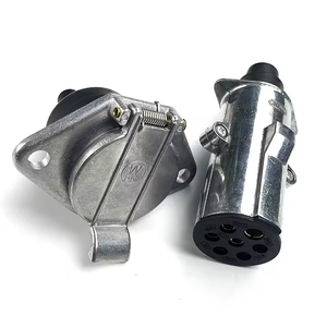 7 cách cắm 7 cách cắm dây phổ 24V Trailer cắm 7 cực Dây nối <span class=keywords><strong>Adapter</strong></span> Ổ Cắm - Product Image 5