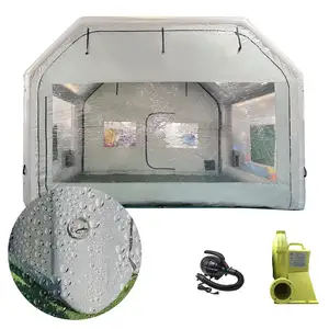 Sewinfla portable hermétique étanche à l'eau cabine de peinture 15x14x11Ft Durable auto peinture tente Solution parfaite pour le problème de surpulvérisation