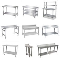 Table pliante pliable en acier inoxydable ronde rectangulaire pour camping en plein air Restaurant petite table d'appoint avec drainage