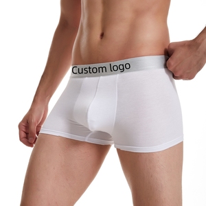 Özel logo örme Polyester fabrika doğrudan tedarik çok renkler moda erkek boksörler külot ucuz erkek iç çamaşırı - Product Image 5