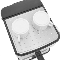 Machine à café expresso Anbolife, vente en gros d'usine, 20 bars en matériau AS avec écran tactile couleur et fonction ERP