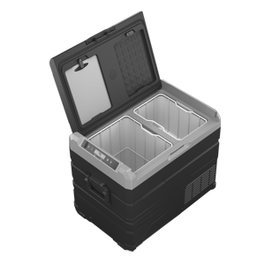 35L 45L 55L refrigerador del coche Mini <span class=keywords><strong>nevera</strong></span> congelador pequeño <span class=keywords><strong>12V</strong></span> compresor enfriador portátil 220V <span class=keywords><strong>12V</strong></span> coche mini refrigerador portátil - Product Image 1