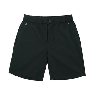 Pantalones cortos elásticos de algodón 100% personalizables para hombre, suaves, sueltos, estilo clásico, tejido, cierre con cordón, cintura media, transpirables para exteriores - Product Image 1