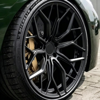 Nouvelles jantes en alliage d'aluminium forgé noir et or 18-21 pouces 5x112 114.3 120 pour M3 M4 G20, design concave pour voiture de tourisme