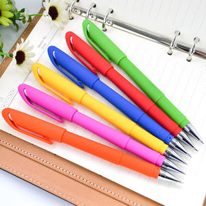 Stylo Gel en Plastique Multicolore en Gros avec Recharge d'Encre 0,5 MM Noir ou Bleu, Logo Personnalisé Imprimé pour Papeterie - Product Image 6