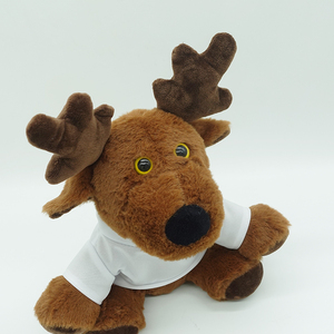 <span class=keywords><strong>2025</strong></span> nai nai đồ chơi sang trọng Tuần Lộc Thú nhồi bông Comforter thêu PP bông giáng sinh Hươu đồ chơi cho trẻ em - Product Image 4