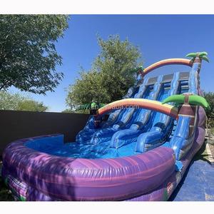 Tobogán Acuático Gigante Comercial, Piscina, Casa de Brinco, <span class=keywords><strong>Juegos</strong></span> de Burbujas, Castillo Inflable, Área de <span class=keywords><strong>Juegos</strong></span> Grande, Tobogán Acuático Inflable para Adultos - Product Image 3
