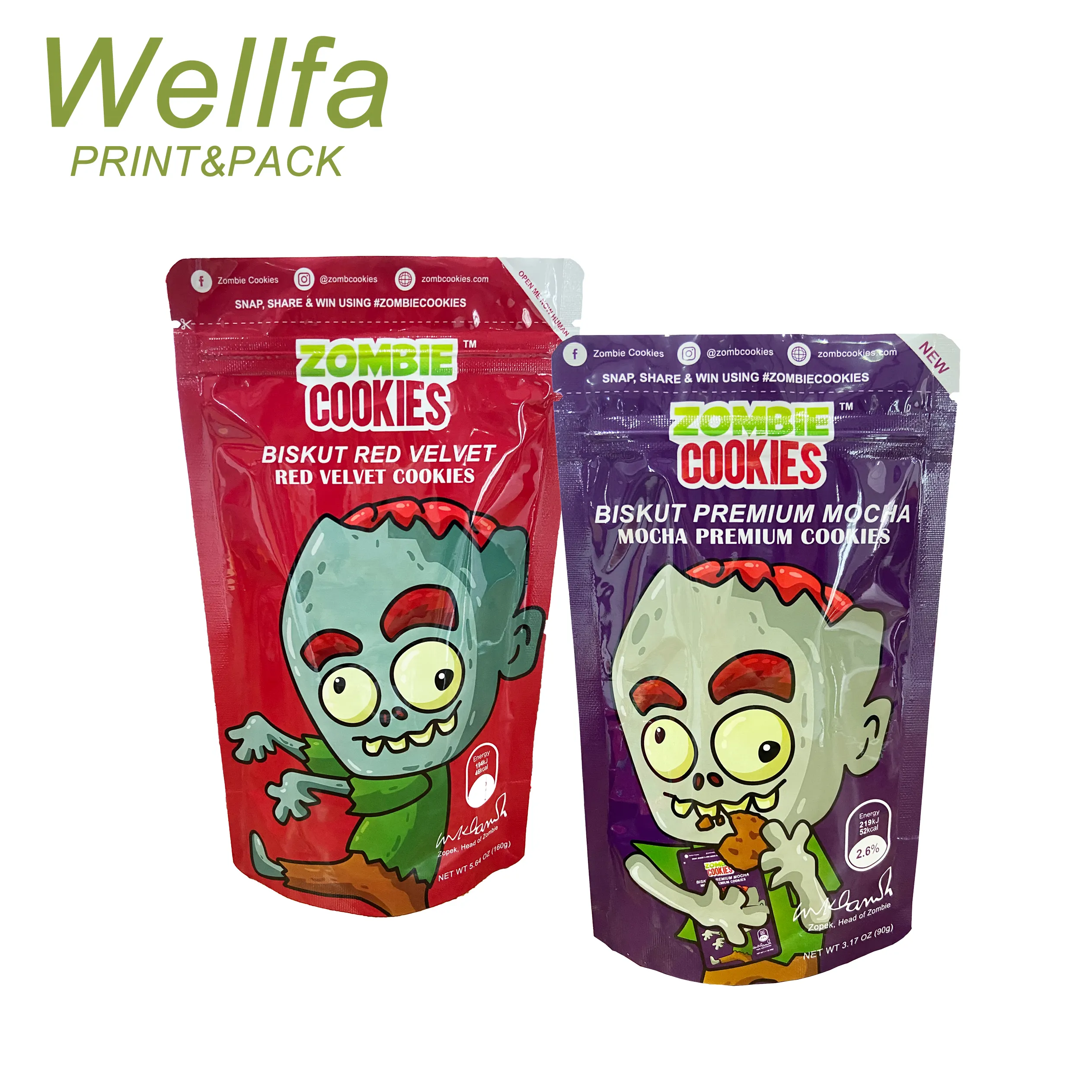OEM Bolsas De Embalaje Colorful Stand Up Pouch Zipper Mylar Cookie Packaging Edibles Smell Proof Packing Bags