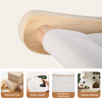 Lit pour chat pliable et portable Ropecube - Tissu durable et écologique pour chambre et appartement