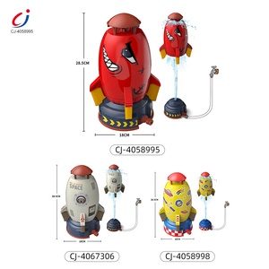 Hengji-Juego de cohete de agua con rotación, lanzador de plástico para exteriores, verano <span class=keywords><strong>360</strong></span> - Product Image 5