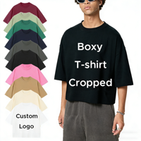 T-shirts Oversize Homme en Coton Lourd 230 g/m² Coupe Courte et Boxy, Personnalisables avec Logo et Motif, Impression DTG DTF – Vente en Gros pour l'Été