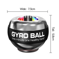 Macyo Spot Product Appareil d'entraînement de la force des poignets et de l'avant-bras, Boule d'entraînement auto-liftante avec compteur