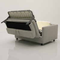 Sofá Cama Convertible 2 en 1 Moderno, Plegable y Reclinable, de Tela, para Sala de Estar, Hogar o Apartamento