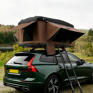 Carpa de Techo para Auto, Impermeable, Moderna, con Protección UV, de Aluminio, con Apertura Lateral, para 4 Personas, para Todas las Estaciones, Carpa Rígida para Techo de Auto - Product Image 1