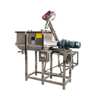 Mélangeur à ruban à double vis 100L 200L 300L 400L Machine de mélange de poudre d'ingrédients secs