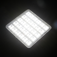 4 Inch 30W 2700LM 6000K LED Flood Work Light 12V/24V Durable Polycarbonate Lens Square Led Trailer Lights for Truck Trailer