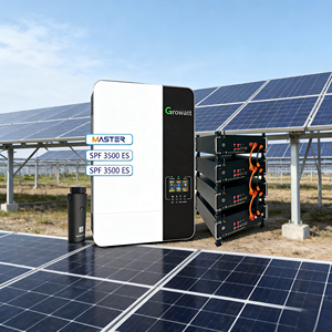 Système d'énergie solaire hybride connecté au réseau Solar Master <span class=keywords><strong>SPF</strong></span> <span class=keywords><strong>3500</strong></span> <span class=keywords><strong>ES</strong></span> MASTER 3.5kW avec onduleur solaire MPPT et contrôleur de charge pour batterie lithium-ion - Product Image 1
