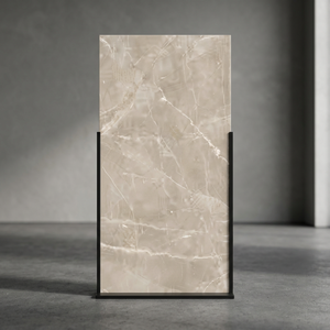 Azulejos de Porcelana Pulida de Alto Brillo Color Beige Urbano, 600x1200mm, Diseño Cerámico para Pisos y Paredes Interiores y Exteriores - Product Image 4